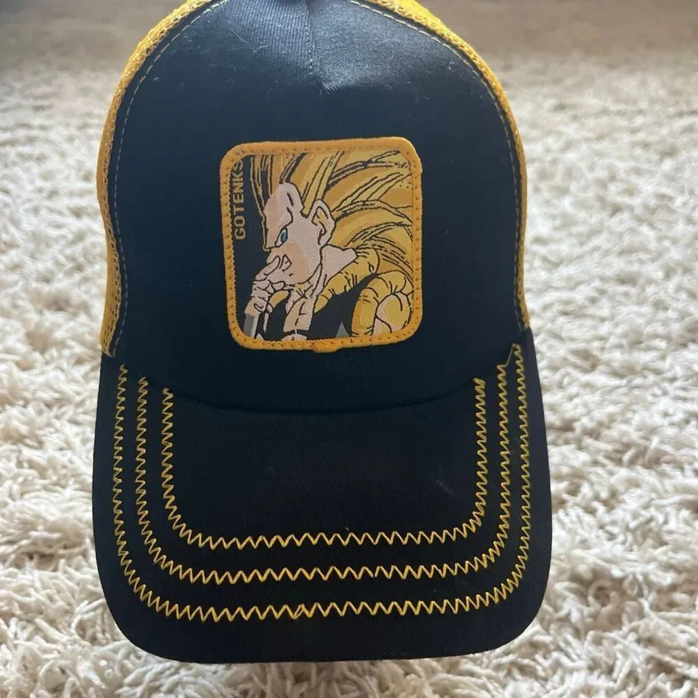 Retired Dragon Ball Z Gotenks Black/Yellow Trucker